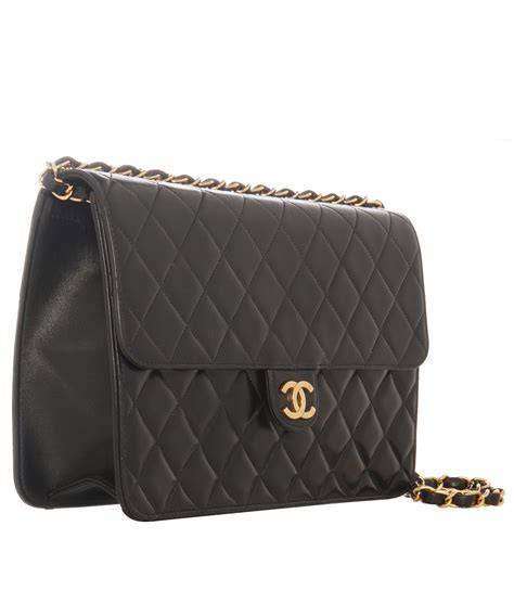 size of medium chanel classic flap|vintage Chanel single flap.